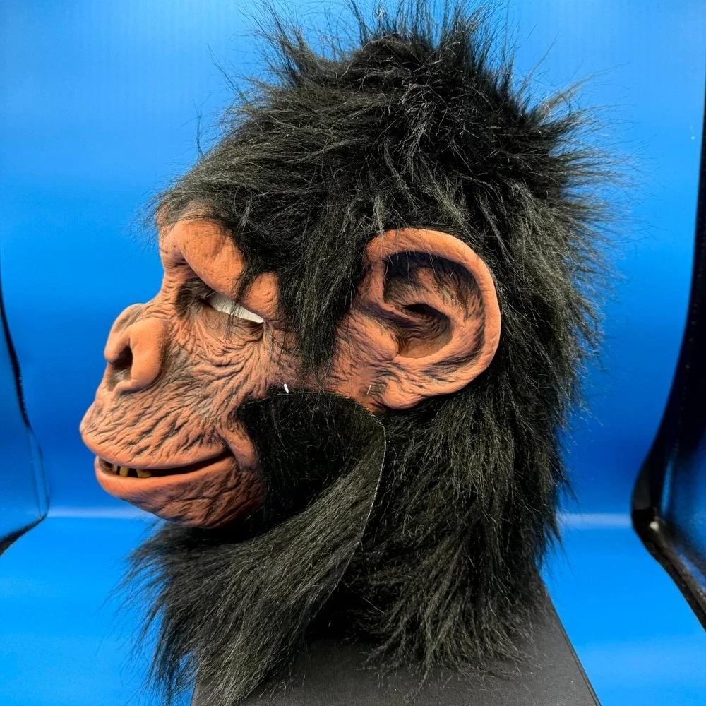 Zagone Studios Handmade Chimpanzee Mask for Carnival Halloween &‎ Theme Parties